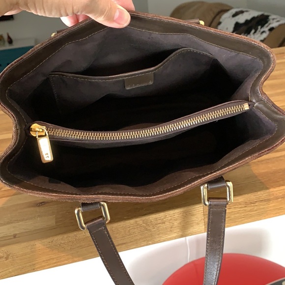 AUTHENTIC Celine Suede Monogram Handbag - Picture 11 of 16